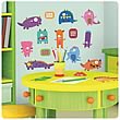 Monsters Peel and Stick Wall Appliques